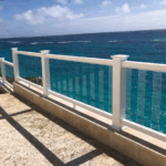 Intex Millwork glass panel railing